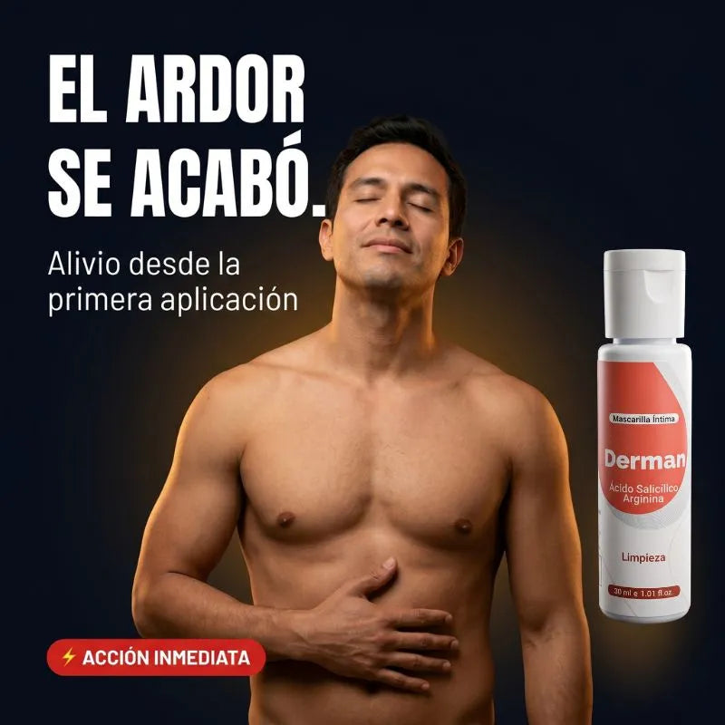 DERMAN - Elimina mal olor, ardor y picazon de tu zona íntima.
