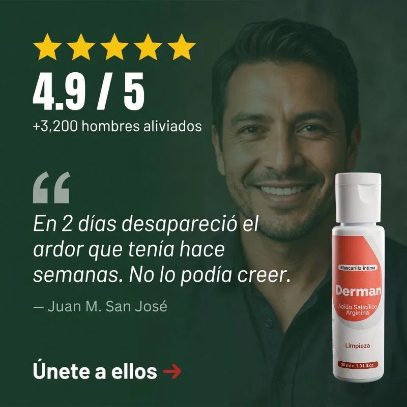 DERMAN - Elimina mal olor, ardor y picazon de tu zona íntima.