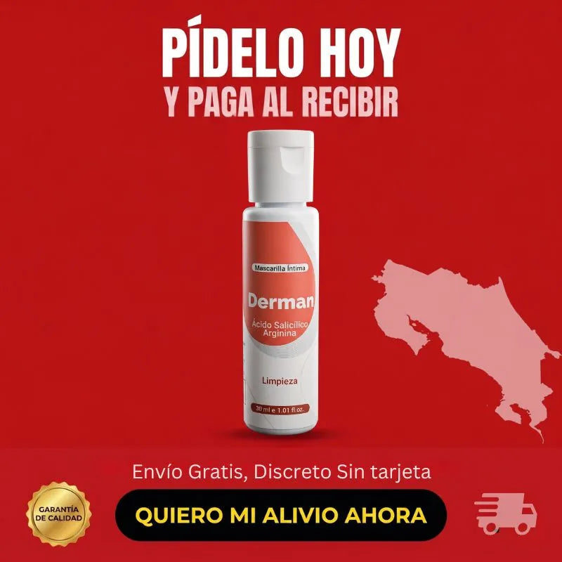DERMAN - Elimina mal olor, ardor y picazon de tu zona íntima.